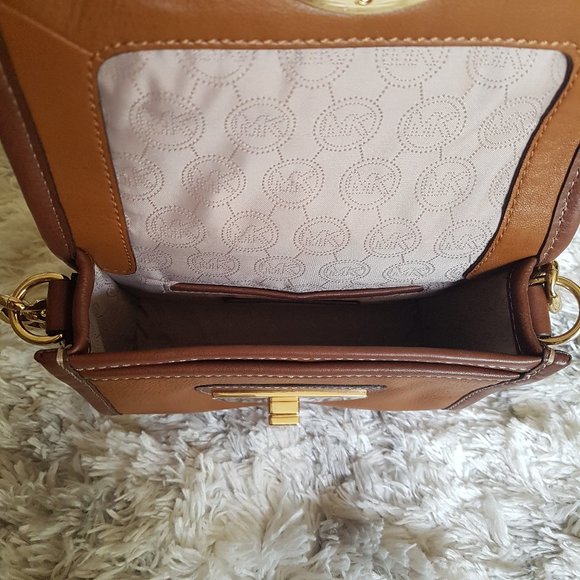 Michael Kors Brown Leather Crossbody Bag (NWOT) - Picture 12 of 14